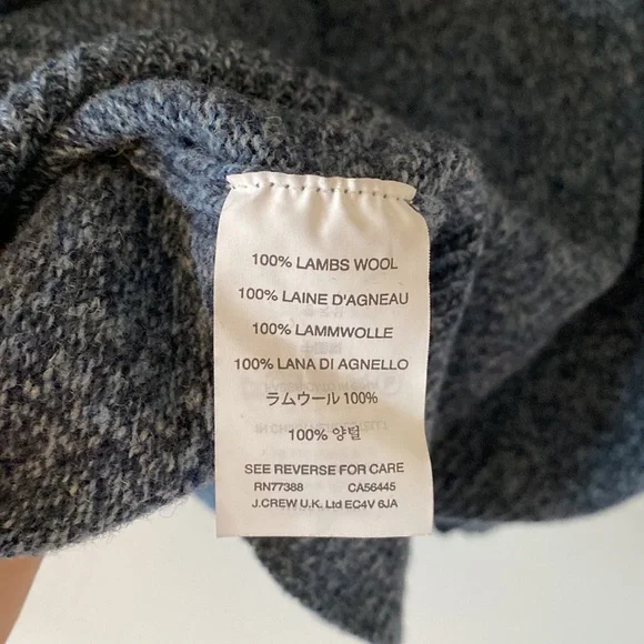 J Crew 100% Lambs Wool Sweater - Picture 5 of 5